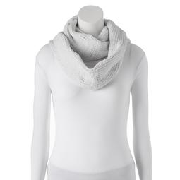 SO® Chenille Lurex Accent Infinity Scarf