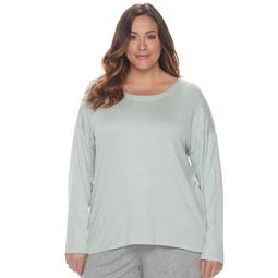 Plus Size SONOMA Goods for Life™ Pajamas: Essential Long Sleeve Tee