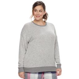 Plus Size SONOMA Goods for Life™ Pajamas: Nordic Nights Long Sleeve Sweatshirt