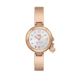 Juicy Couture Women's Sienna Crystal Stainless Steel Half Bangle Watch - 1901496