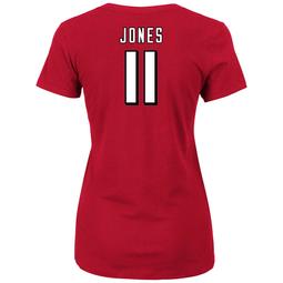 Plus Size Majestic Atlanta Falcons Julio Jones Name and Number Tee