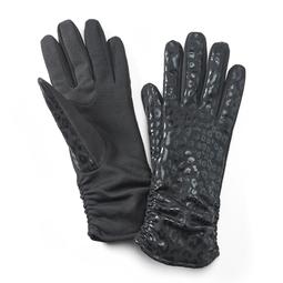 Apt. 9® Leopard Ruched Tech Gloves