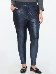 Sequin Pull On Pant