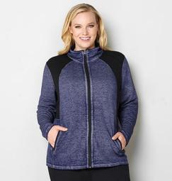 Colorblock French Terry Active Jacket