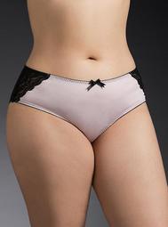 Microfiber & Lace Back Cheekster Panty
