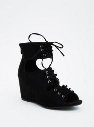Lace Up Mini Wedges (Wide Width)