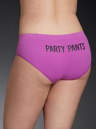 Party Pants Seamless Hipster Panty