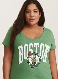 NBA Boston Celtics Green V-Neck Tee