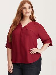 Georgette Pullover Blouse