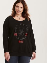 Lucky Cat Crew Neck Sweatshirt