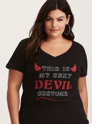 Devil Costume V-Neck Tee
