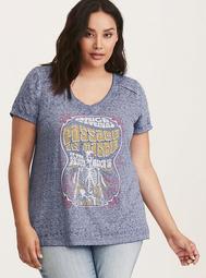 Passage in Time Graphic V-Neck Tee