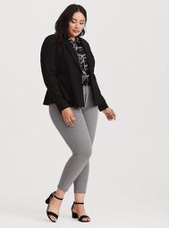 Ankle Trouser - Light Grey All-Nighter Ponte