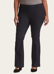 Slim Flare Pant - Navy Textured Deluxe Stretch