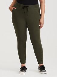 Torrid Active - Olive Green French Terry Jogger