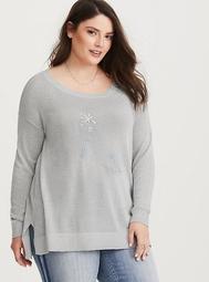 Disney Cinderella Glass Slipper Pullover Sweater