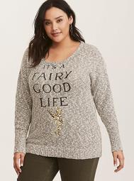 Disney Tinkerbell Melange Sweater