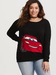 Disney Pixar Cars Black Knit Sweater
