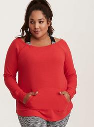 Torrid Active - French Terry Off Shoulder Tunic