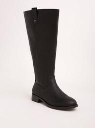 Zip Back Faux Leather Knee-High boots (Wide Width & Wide Calf)