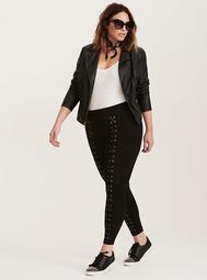 Luxe Lace Up Leggings