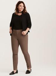 Straight Leg Pant - Morel Deluxe Stretch