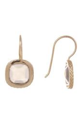 Cushion-Cut Semi-Precious Stone Drop Earrings