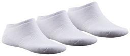 Kids' No Show - Full Cushion, Arch Support - 3PR