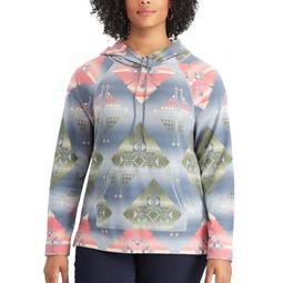 Plus Size Chaps Printed Hoodie