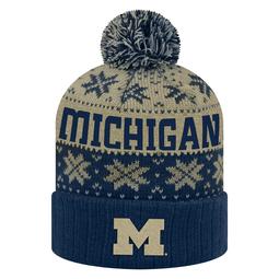 Adult Top of the World Michigan Wolverines Subarctic Beanie