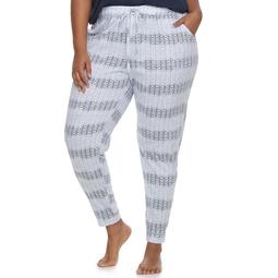 Plus Size SONOMA Goods for Life™ Printed Jogger Lounge Pants