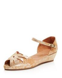 Women's Lily Moon Leather Wedge Flats