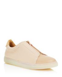 Women's Belleville Leather & Suede Zipped Sneakers - 100% Exclusive