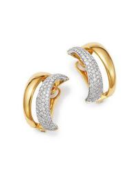 18K White & Yellow Gold Scalare Convertible Diamond Earrings