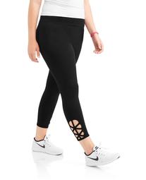French Laundry Women's Plus Active Leggings With Starburst Caging