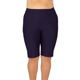 Women's Plus Size Long Swim Shorts - Available in 2 COLORS - 2X (18W-20W) / Navy