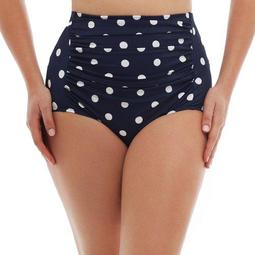 Women's Plus-Size Retro Ultra High-Waist Bikini Swimsuit Bottom