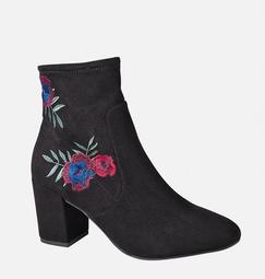 Ivy Embroidered Bootie