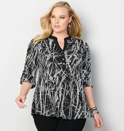 Abstract Birchtree Pleated Top