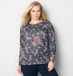 Floral Geo Sweatshirt