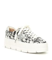 ZLNY Paolo Star Patch Platform Oxford Sneakers