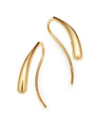 Teardrop Threader Earrings in 14K Yellow Gold - 100% Exclusive