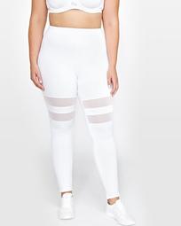 Legging with Double Mesh Inserts