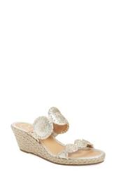 'Shelby' Whipstitched Wedge Sandal