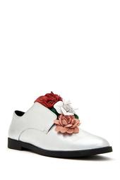 The Kailee Flower Embellished Slip-On Loafer