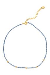 18K Yellow Gold Plated Marlow Beaded Choker Necklace