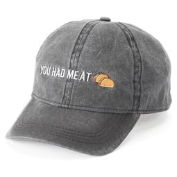 Women's SO® Embroidered "You Had Me At Tacos" Baseball Cap