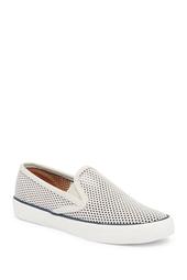 Pier Side Perforated Leather Slip-On Sneaker