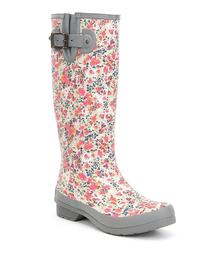 Chooka Julia Floral Print Rain Boots