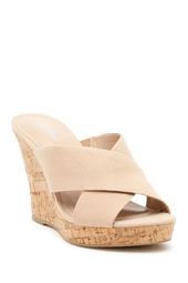 Latrice Suede Wedge Sandal